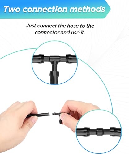 Xibao Universal Automotive Schlauch,Hochleistungs-Silikon-Vakuumschlauch-Set,Wischwasserschlauch Reparaturset,Geeignet für Scheibenwaschanlage die Meisten Windschutzscheibenwischer-Düsen (70PCS)
