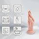 Realistischer Handdildo: Kleiner 16.5cm-flüssiges silikon-Faustdildo mit starkem Saugnapf – perfekt für Vaginal- oder Analfisting, anfängerfreundlich, süßer Monsterdildo zum Masturbieren