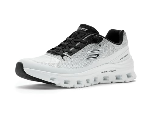 Baskets Skechers femme blanches et noires légères pointure 9