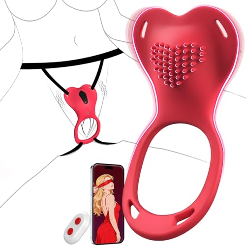 Image of Couples Women App Remote Control Wearable Vibrator, Heart-Shaped | Hands Free Vibrating Strap On Panty Clit Vibrator, Vibrating Panties Adult Sex Toys, BDSM Bondage Female Sex Toy