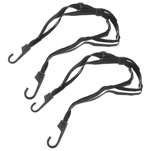Correas elásticas de longitud ajustable para asegurar bultos y cascos de moto