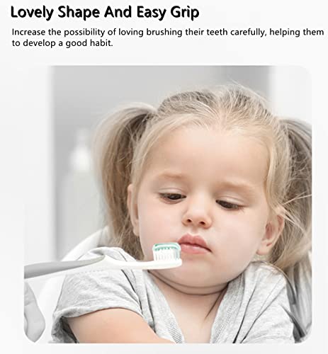 Land Cast U-Shaped Toothbrush For Kids, Manual Training Tooth Brush Food Grade Soft Silicone Brush Head Baby Massage Toothbrush All-Round Cleaning (Pink) #TOP6