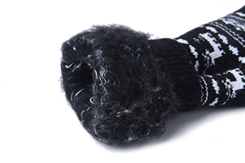 JARSEEN Hiver Thermiques Chaussettes Chaudes Laine Doublé Chaussettes Épaisse Neige Cadeau Femme Homme (Cerf, 39-45) – vue 4