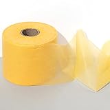 Anderson's Yellow Gold Gossamer Fabric Roll, 4 Inches x 100 Yards, Sheer Fabric for Wedding Decorations, Baby Shower, Gender Reveal, Prom, Homecoming, Event Photo Backdrops, Drapes