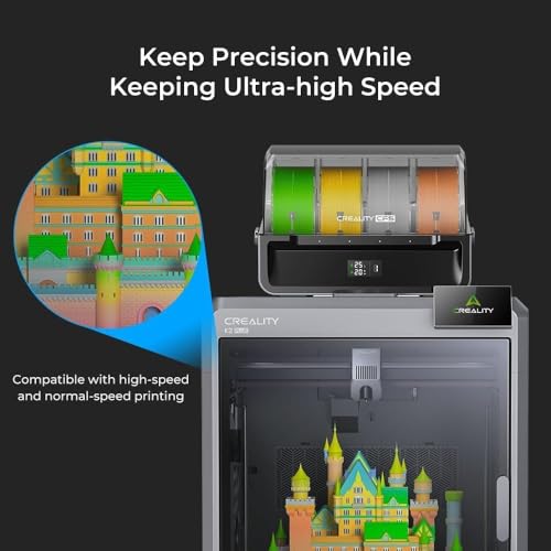 Image of Official RFID Creality Hyper PLA RFID Filament 1.75mm Marble for K2 Plus Combo, High Speed 30-600mm /s 3D Printer Filament, 1kg(2.2lbs) /Spool Hyper PLA RFID Support CFS, for Most 3D Printers Marble