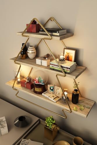 Hanah Home CM-050-SRK, Madera sólida, Marrón Dorado, Talla única