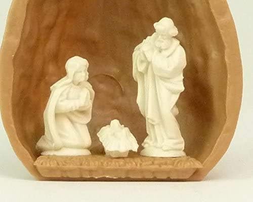 Meyer Nativity Walnut Shell - Hard Plastic- Craft- 203-3-137 (3-Pack)