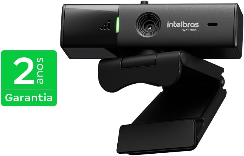 Webcam Full HD para Videoconferência WCI1080P 60 FPS Intelbras