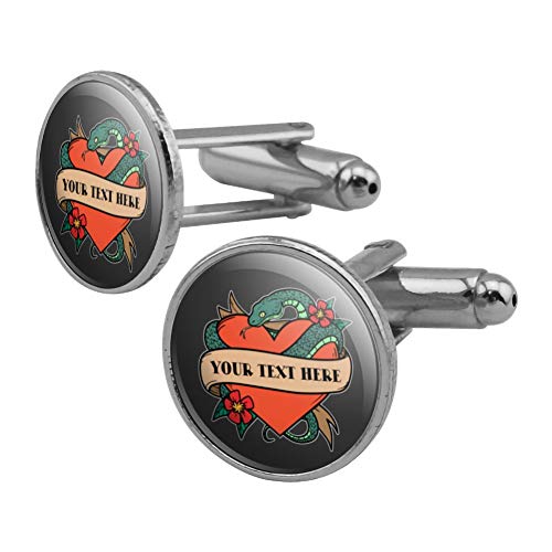 Set personalizado de mancuernas estilo serpiente y corazón miniatura 1