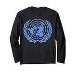 United Nations Flag Shirt long sleeve United Nations Emblem