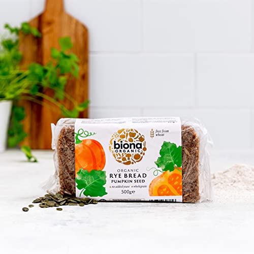 Biona Organic Pumpkin Seed Rye Bread, 500g