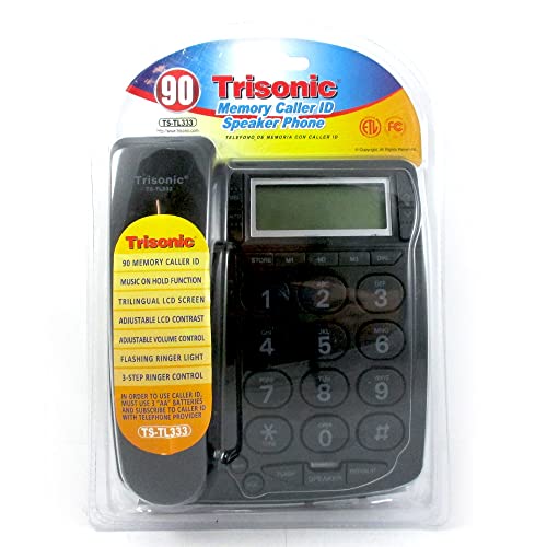 Large Number Phone Speaker Telephone Line Big Button Caller Id Display Office ! #TOP6