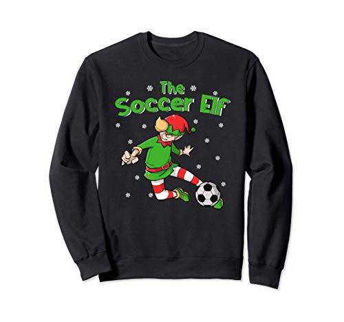 Soccer Elf | Soccer Player | Soccer Fan Christmas Sudadera