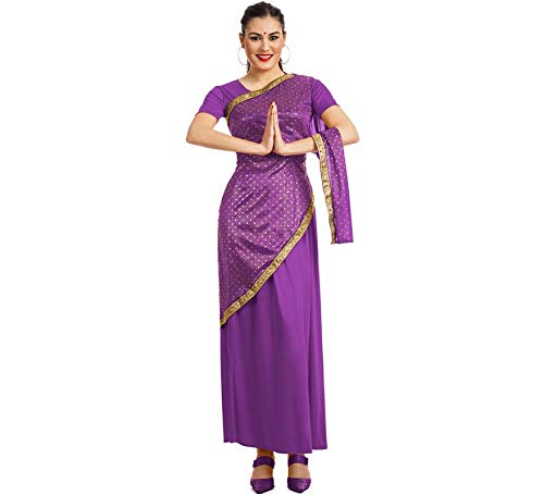 Kimokawaii DISFRAZ BOLLYWOOD INDIA MORADO (Talla M/L)