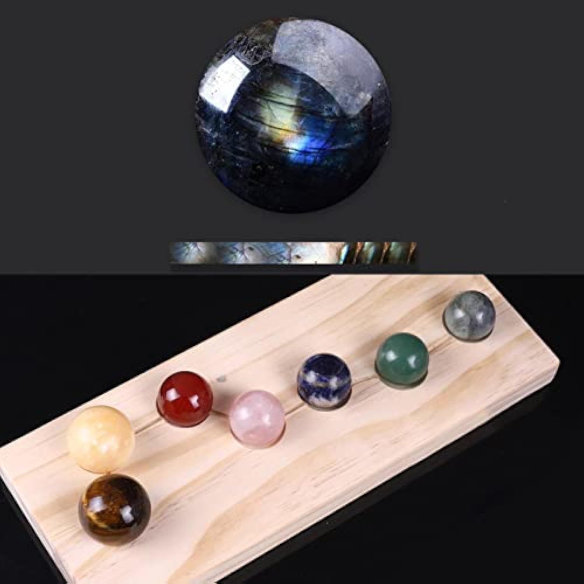 Mixed Crystal Balls for Decoration and Collectibles