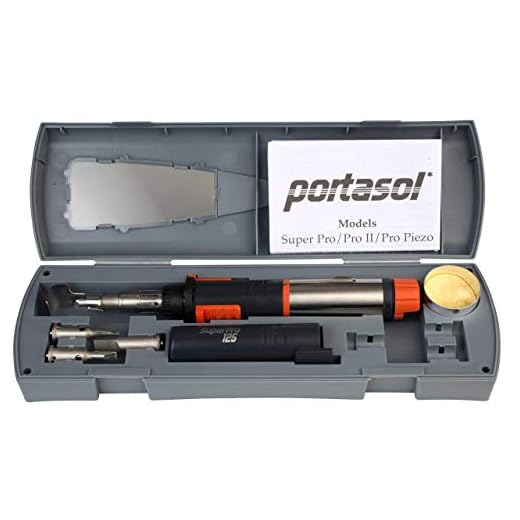 Portasol 010589330 Super Pro 125-Watt Heat Tool Kit with 7 Tips