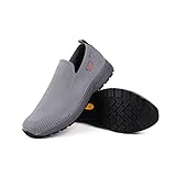 AEHAO Waterproof Work Shoes for Men - Non Slip Shoes for Men Food Service Breathable Chef Shoes Comf