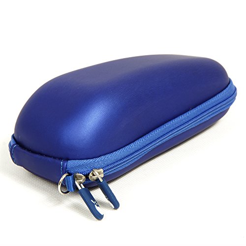 Hermitshell EVA Hard case with Carabiner for Braun 3Series 3-340s 380S-4 320S-4 Wet & Dry Electric Shaver Color Blue