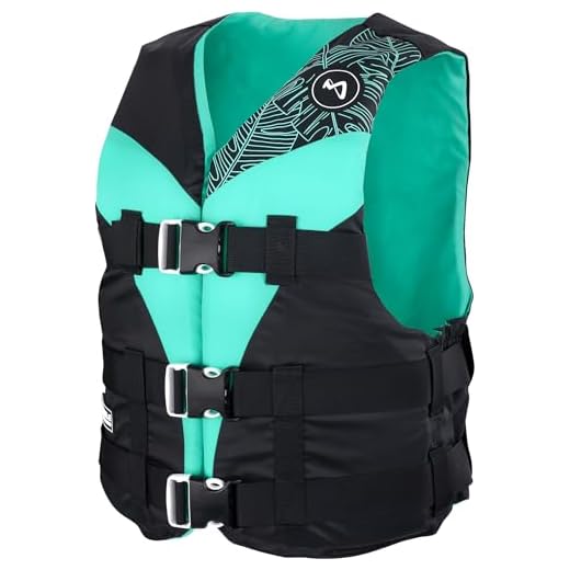MESLE Schwimmweste V210-W, leichte Schwimm-Hilfe für Damen & Mädchen, XS-XL ab 30 kg, 50-N Auftriebsweste für SUP Wasserski Paddeln Wakeboard Kajak Schnorchel-Weste, Wasser-Sport, Größen:XS