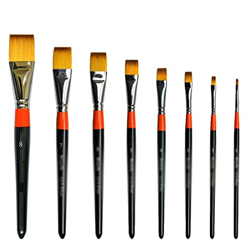 Pinceau aquarelle et acrylique en bois pour artiste peintre
