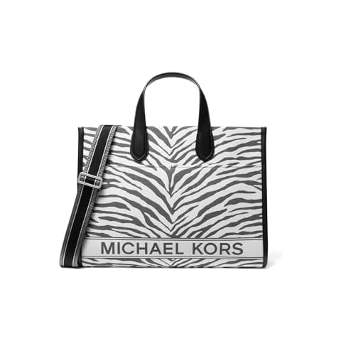 Michael Kors Gigi Large Grab Tote in Black Multi Cover