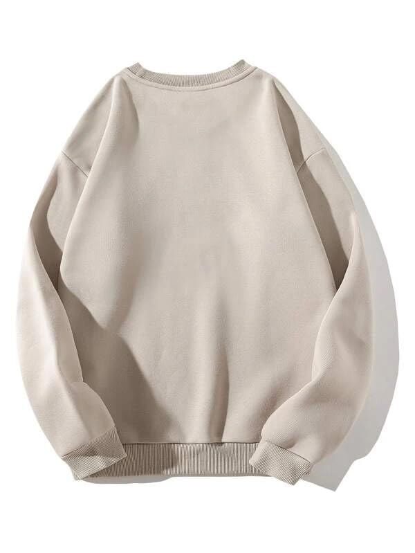 Image of SXV 'Frog & Mushroom' Printed Cool Aesthetic Drop Shoulder Oversized Baggy Sweatshirt