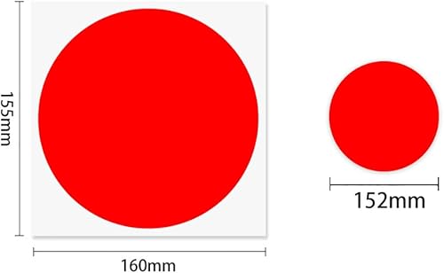 Miniatura 2 de GSHLLO 20 unidades de coloridos círculos de borrado en seco autoadhesivos para el suelo del aula, calcomanías de puntos extraíbles, calcomanías de