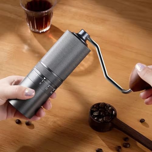 BEANSMITH M1 Manual Coffee Grinder – 7 Star Stainless Steel Conical Burr, 60 Clicks External Adjustment, 30g Capacity : Portable Burr Grinder for Espresso, French Press, Turkish, Cold Brew - Thumbnail 7