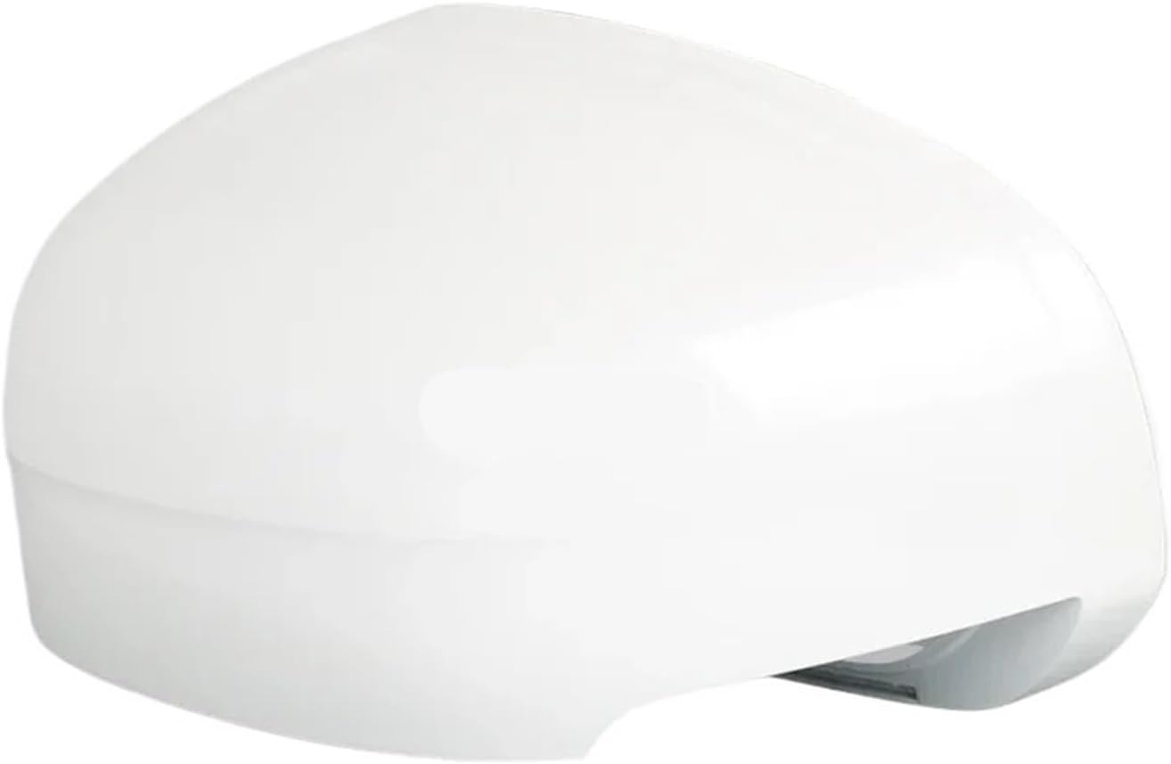 Side Mirror Cover Cap Fit For Volvo XC60 2018-2023 Housing Part Replace Door Wing(Left White LH)