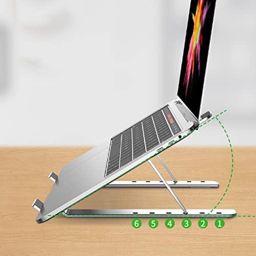 Soporte de aleación de aluminio elevado para portátil con diseño ergonómico B 4