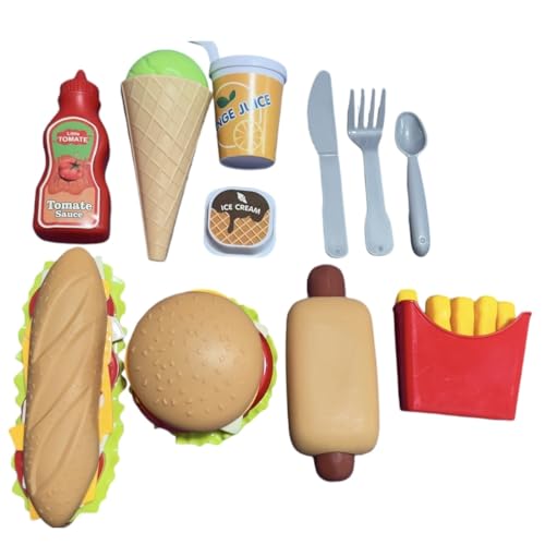 Kit Fast Food Hora Do Lanche Brinquedo Infantil lanchonete