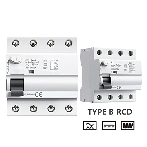 Interruptor diferencial tipo B 2P 63A 30mA para protección continua 2