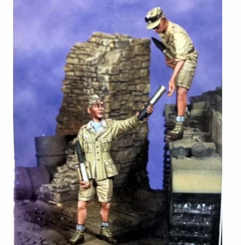 Maquette de soldat en résine Seconde Guerre mondiale figurine militaire miniature 1/35
