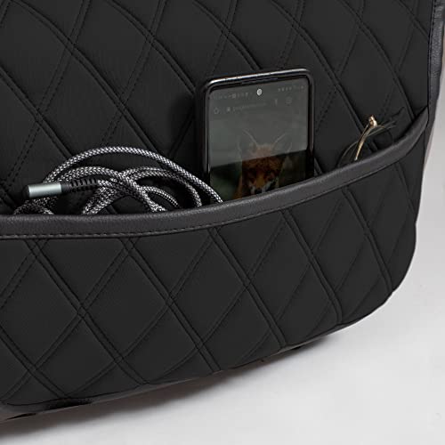 Fh Group Car Seat Cushion Front Set Black Neosupreme Automotive Seat Cushions - Universal Fit, Car Seat Cushion With Front Pockets, Airbag Compatible Car Seat Cushions For Suv, Sedan, Van #TOP1