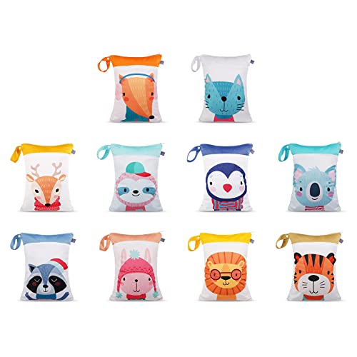 Bolso impermeable para pañales con diseño de dibujos animados miniatura 2