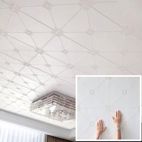 Papel tapiz 3D despegar y pegar para crear un fondo elegante en la zona de television del salon