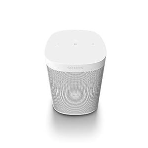 Sonos One SL All-In-One Smart Speaker, (Krachtige Wifi-Luidspreker, Met App-Besturing En Airplay 2, Multiroom Speaker Voor Onbeperkt Muziekstreaming, Zonder Spraakbesturing), Wit