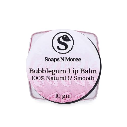 Image of Bubblegum Lip Balm for Daily Care | Smooth Moisturizer for Dry, Rough & Chapped Lips | Helps Soften, Improve Texture & Smooth Finish | Lip Care for Moisture Lock, Hydration & Supple Look