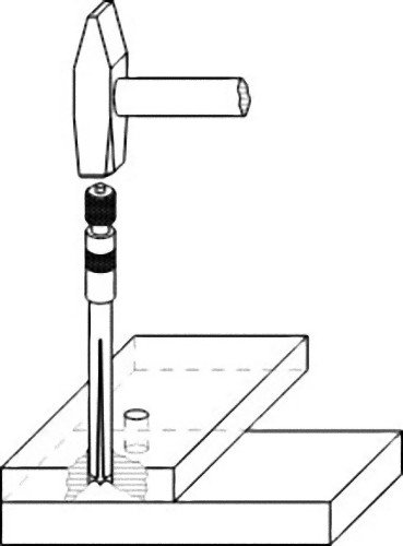 Rennsteig R430 141 Centering Punch Adjustable 8-11mm, Black, 125x17x17 mm - Image 2