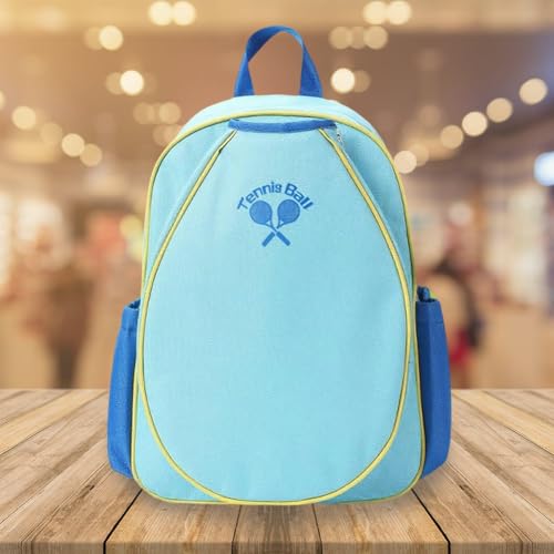 Mochila de tenis para niños con compartimento impermeable para pickleball juvenil 7