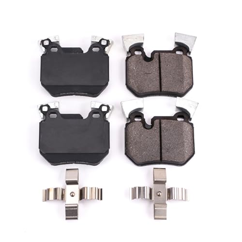 Image of PowerStop Rear Brake Pads for BMW 135i 2008-13 | BMW 135is 2013 - Z17 Ceramic Brake Pads with Installation Hardware, 17-1372