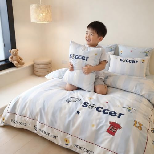 Parure lit enfant fermeture éclair et drap housse poches profondes
