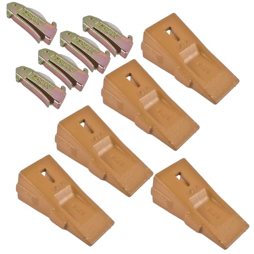 GELUOXI 5Pcs X290 Bucket Teeth and 5Pcs K290S Flex Pins Replacement for Mini Excavator Skid Steer Loader 290 Series Adapters by GELUOXI - Image 2