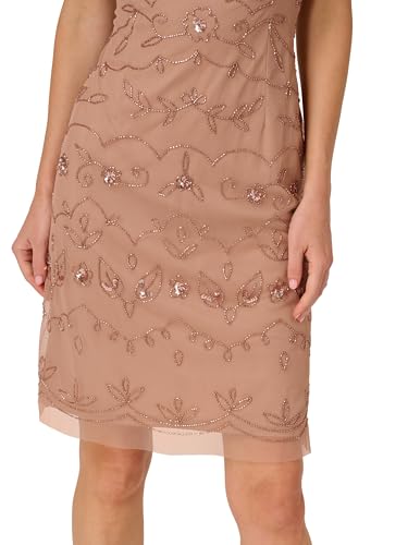 Image of Adrianna Papell Women's Beaded Sheath Dress