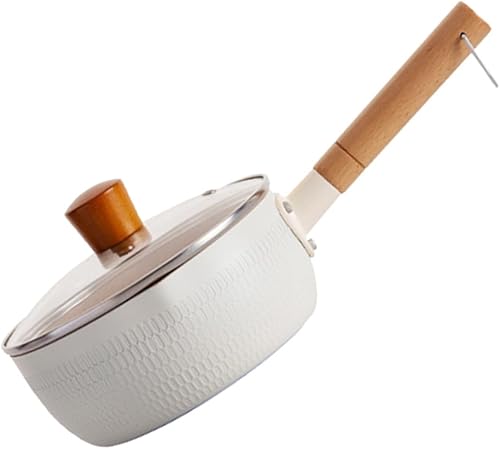 1 juego de sartén antiadherente multifuncional olla de cocina para guisos de fideos instantáneos y comida mango ergonómico fácil de limpiar tapa