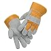 Leather Work Gloves 10.5” Split Leather Design Heavy Duty Industrial Safety Gloves Fits Both Men & Women All-Season Perfect for Mechanics, Welding, Gardening, Driving, and More- Yellow (1)