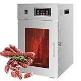 ExoticaBlend Deshidratador de Alimentos y Gabinete de Secado de Acero Inoxidable para Biltong - 14 Barras Colgantes, con Control de Temperatura de 30-90 °C - Ideal para Secar Biltong y Carne