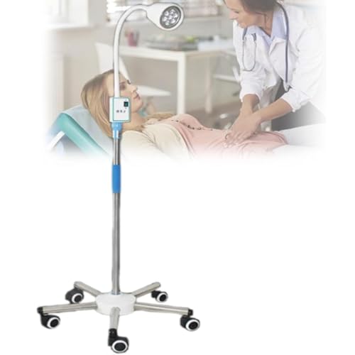 Mobilna lampa LED do badań ginekologicznych, obracana o 360°, lampa stojąca, z regulacją wysokości, dla zwierząt domowych, dodatkowe oświetlenie chirurgiczne do klinik.