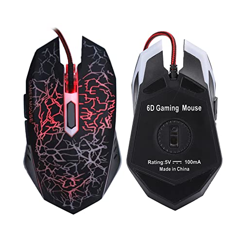 Souris de jeu filaire ergonomique Dpofirs A70 pour éviter la fatigue sur PC