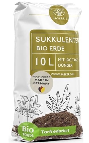 Sukkulentenerde 10 L - Sukkulenten Erde mit Dünger - Um 40%...